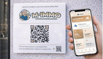 Persona che usa smartphone per segnalare un problema