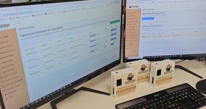 Dashboard con ticket e priorità